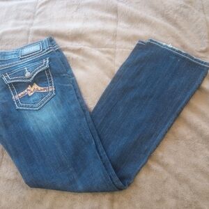 Miss Me Women's Blue Jeans Sz 31 Style Boot